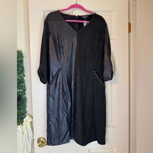 Women’s Angel V Neck Midi Dress L NWT